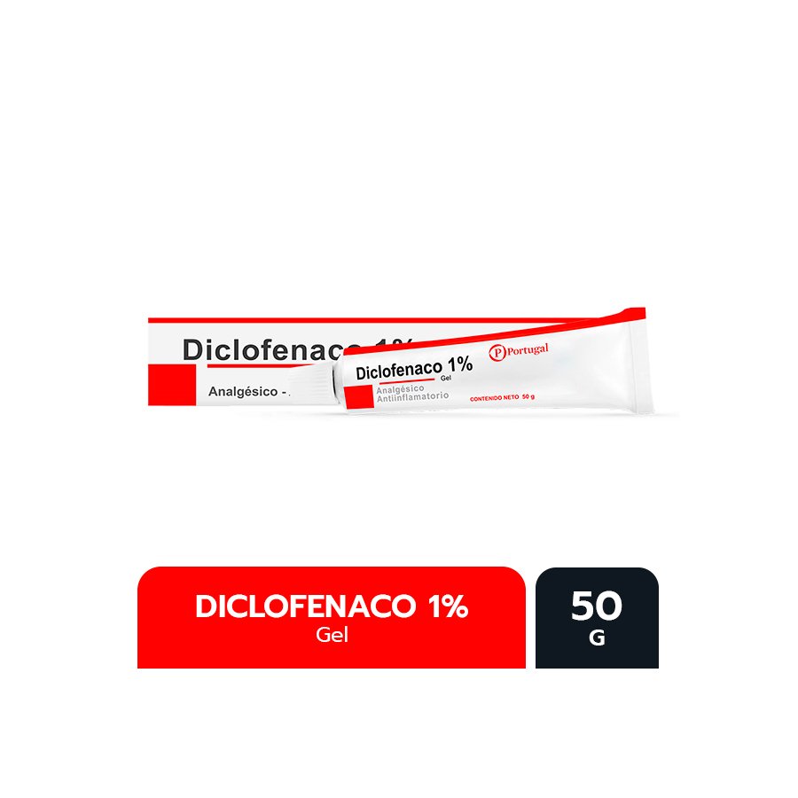 DICLOFENACO 1 g/100 g GEL 50 g