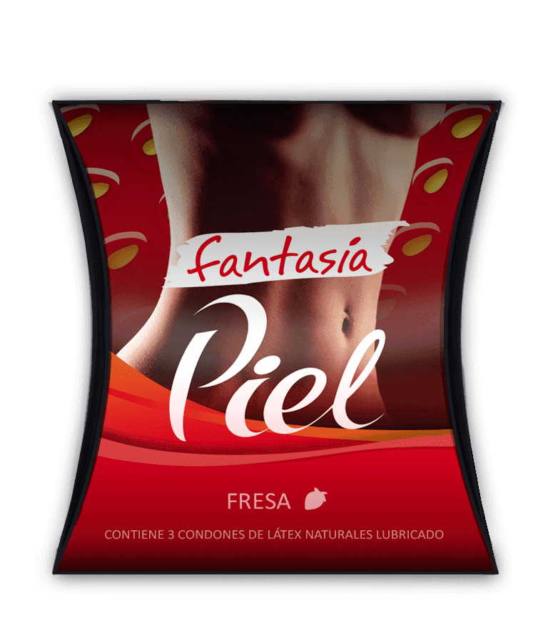 Preservativo Piel Sabor Fresa X 3 Condones