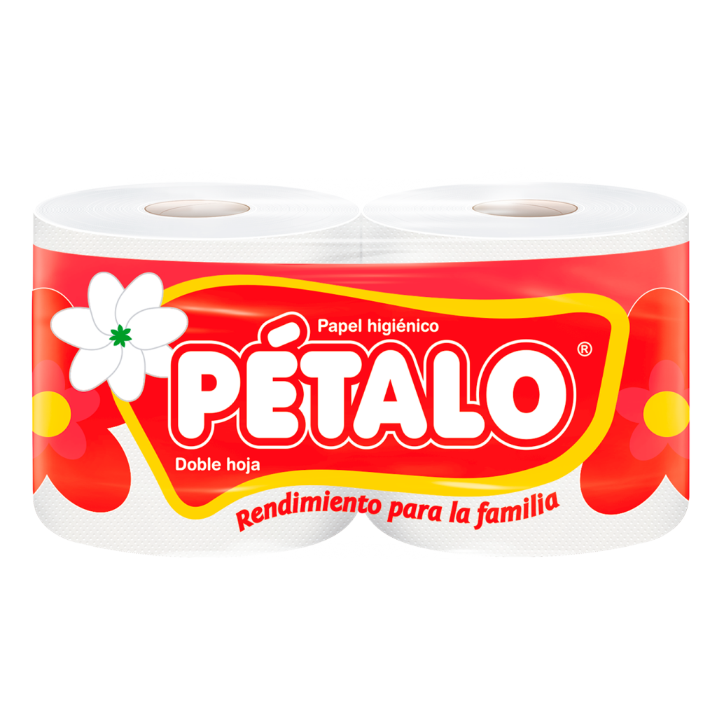 Papel Higiénico PÉTALO Doble Hoja Paquete