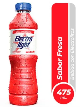 Bebida Rehidratante ELECTROLIGHT Fresa Botella